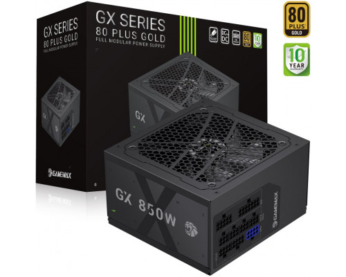 GameMax Gamemax Power Supply, 80 PLUS, Gold | GX 850GF | 850 W