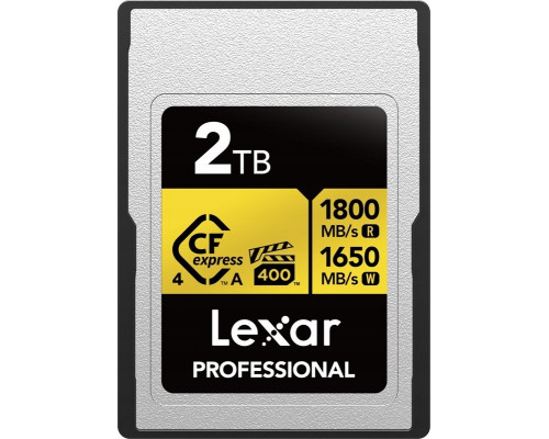 SD  Lexar Professional Gold CFexpress 2 TB  (LCAEXG4002T-RNENG)