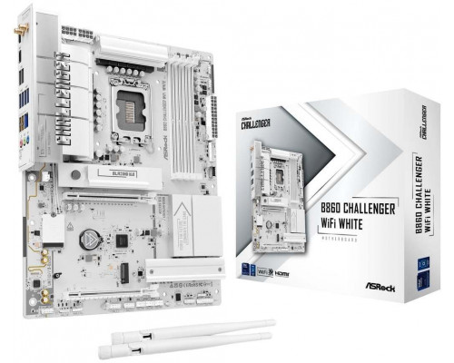 ASRock ASRock B860 Challenger WiFi White, 1851 ATX HDMI/USB-C DDR5