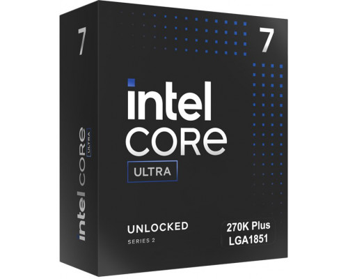 Intel Core Ultra 7 270K Plus, 3.7 GHz, 36 MB, BOX (BX80768270K)