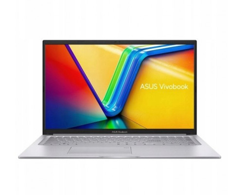 Laptop Asus ASUS Vivobook 17 X1704VA-AU1069W Core 5 120U 17.3"FHD IPS-level Panel 60Hz 250nits AG 16GB DDR5 SSD512 Intel Graphics WLAN+BT Cam720p 50WHrs Win11 Cool Silver