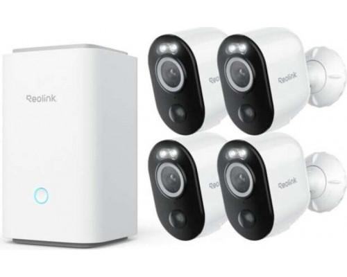 Reolink Reolink Home Hub + 4x Argus 3 Ultra 4K | 8MP | Battery | IP65