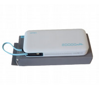 Cuktech Cuktech CUKP200NGLLG 55W 20000mAh With built-in cable USB-C - White