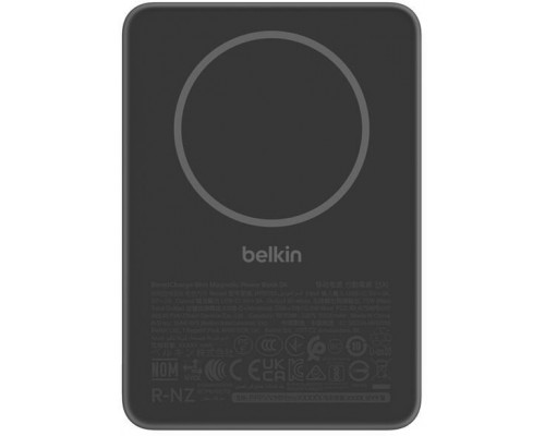 Belkin Belkin BoostCharge Slim 5000mAh mag.Powerb. 7,5W schw.BPD010hqBK