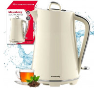 Klausberg CZAJNIK ELEKTRYCZNY 1,7L KLAUSBERG KB-9016 KREMOWY