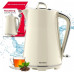 Klausberg CZAJNIK ELEKTRYCZNY 1,7L KLAUSBERG KB-9016 KREMOWY