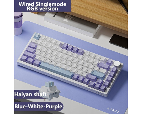 Ajazz mechaniczna przewodowa Ajazz AK820 Sea Salt Switch White USB-C