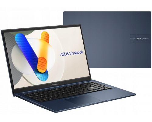 Laptop Asus ASUS Vivobook 15 X1504VA-BQ4283W Core 5 120U 15.6"FHD IPS-level Panel 60Hz 250nits AG 16GB DDR5 SSD512 Intel Graphics WLAN+BT Cam 720p 42WHrs Win11 Quiet Blue