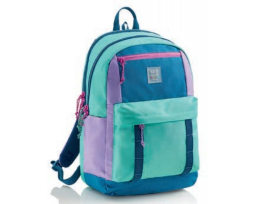 MIQUELRIUS Miquelrius Rucksack Triple Amsterdam Recyklingowy 28l 3 przegródkach fioletowy
