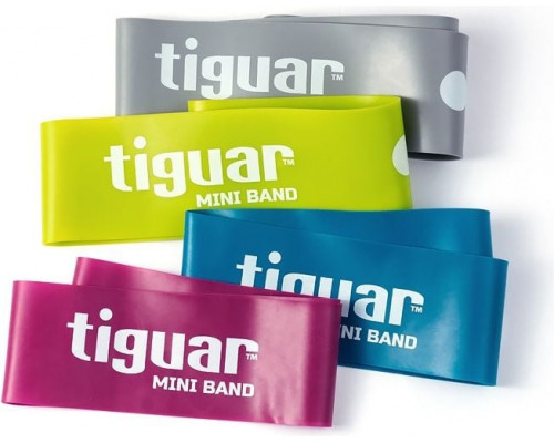 Tiguar Mini Band TI-MB0001 dažādu pretestības līmeņu komplekts daudzkrāsains 4 gab.
