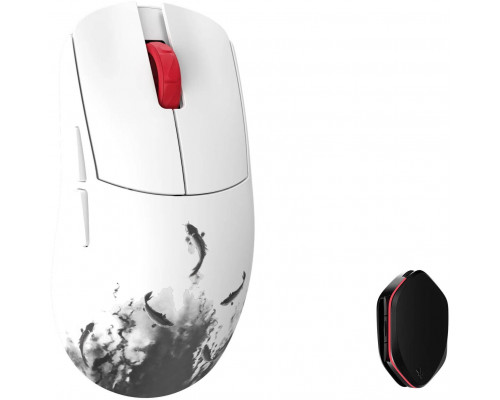 WLMouse YING Magnesium Bezprzewodowa mysz gamingowa, PAW3950HS, 8K Polling, OMRON Optical Switches - czarny/biały