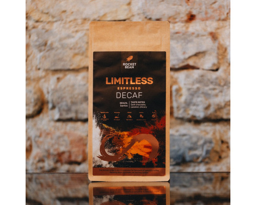 Rocket Bean Rocket Bean - kawa ziarnista bezkofeinowa Brazylia Limitless Decaf Espresso 500 g