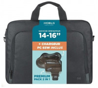 Mobilis No name 003089 torba na laptop 40,6 cm (16") torba loaded from above black (591190)