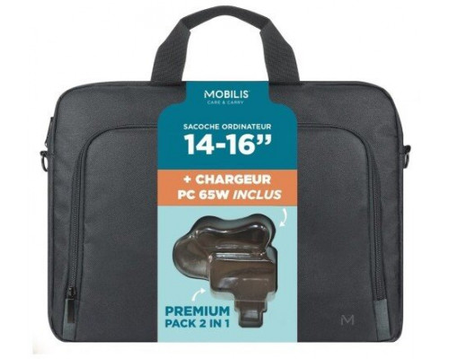 Mobilis No name 003089 torba na laptop 40,6 cm (16") torba loaded from above black (591190)