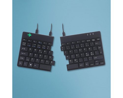 R-GO Tools Split Keyboard (NORDIC), black - RGOSP-NDWIBL