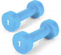 Spokey dumbbells Shape IV vinyl 2 x 1 kg