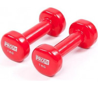 Profit dumbbells DK4102 vinyl 2 x 1 kg