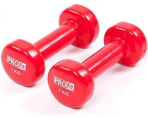 Profit dumbbells DK4102 vinyl 2 x 1 kg