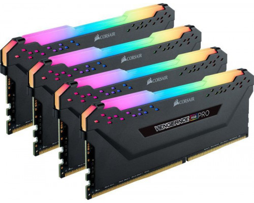 Corsair Vengeance RGB PRO, DDR4, 32 GB, 3200MHz, CL14 (CMW32GX4M4C3200C14)