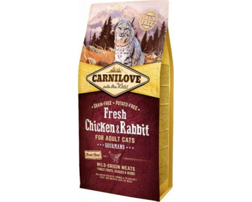 VAFO PRAHS Carnilove Cat Fresh 6kg Chicken&rabbit Gourmand