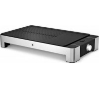WMF WMF table grill Lono flat + ribbed (black / stainless steel, 2,300 watts)