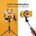 Selfie nūjiņa Spigen S540W Tripod Peach Bezvadu Black