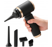 Hurtel Mini odkurzacz składany ręczny samochodowy z funkcją dmuchawy - Black Mini odkurzacz składany ręczny samochodowy z funkcją dmuchawy - Black