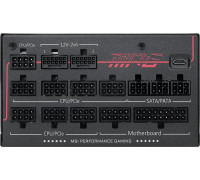 MSI MSI MPG Ai1300TS PCIE5 1300 W 24-pin ATX ATX Black