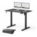 Gaming galds SENSE7 NOJO LIGHT Black 100 cm x 60 cm
