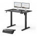 Gaming galds SENSE7 NOJO LIGHT Black 100 cm x 60 cm
