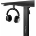 Gaming galds SENSE7 NOJO LIGHT Black 100 cm x 60 cm