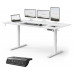 Gaming galds SENSE7 NOJO LIGHT White 160 cm x 80 cm