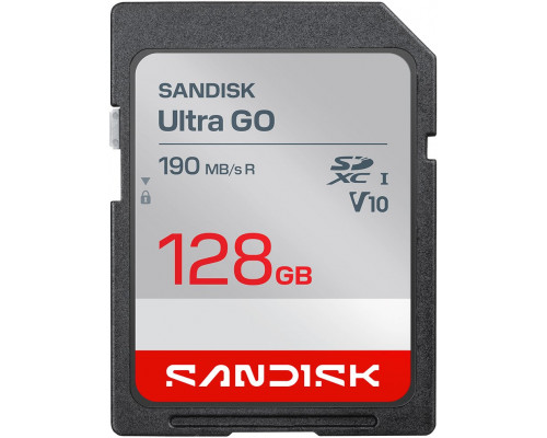 SD  SanDisk Ultra GO SDXC 128 GB Class 10 UHS-I V10 (SDSDUGN-128G-GN6IN)