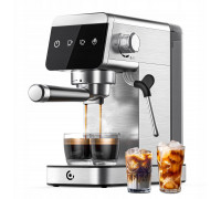 Amzchef Ekspres do kawy kolbowy AMZCHEF CE-AZ-EM1501-SV (Silver)