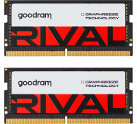 GoodRam Rival, SODIMM, DDR5, 32 GB, 5600 MHz, CL40 (GGEES5-56L40S/32GDC)