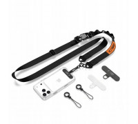 Tech-Protect TECH-PROTECT Rope crossbody Black/Orange