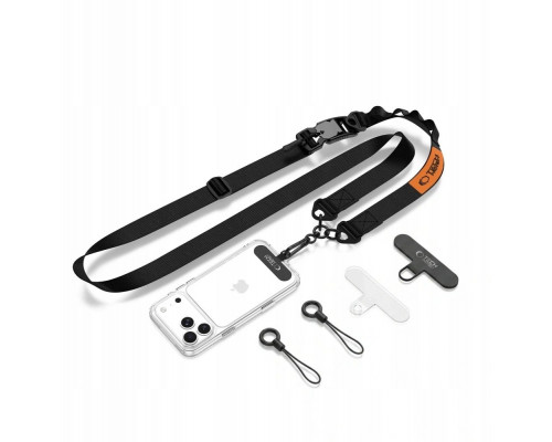 Tech-Protect TECH-PROTECT Rope crossbody Black/Orange