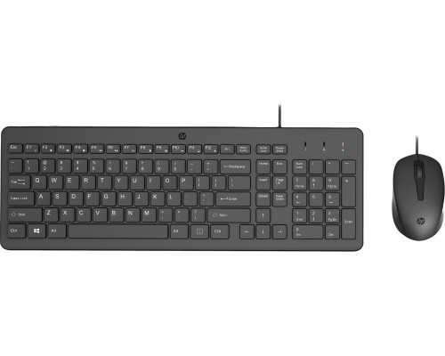 HP Wired Mouse and Keyboar (240J7AA#ABX)