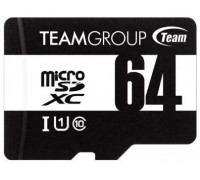 SD  TeamGroup Pamięć flash Team Group 64 GB MicroSDXC UHS-I Klasa 10 (TUSDX64GCL10U03)