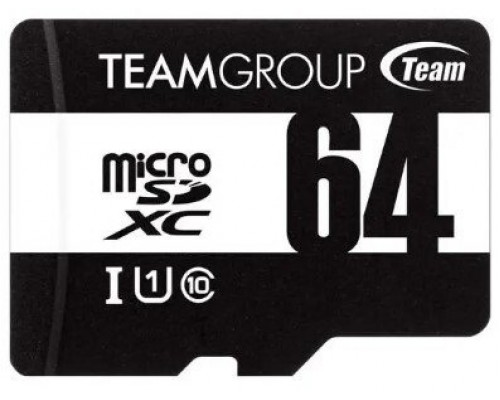 SD  TeamGroup Pamięć flash Team Group 64 GB MicroSDXC UHS-I Klasa 10 (TUSDX64GCL10U03)