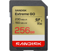 SD  SanDisk Extreme GO SDXC 256 GB UHS-I/U3 V30 (SDSDXGN-256G-GNCIN)