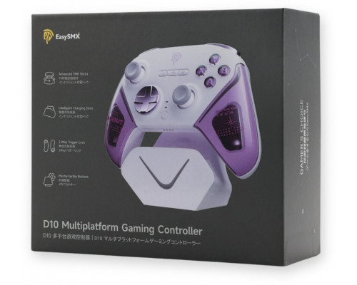 Pad EasySMX EasySMX D10 Pad bezwire PC/Switch/iOS/Android/ Steam Deck fioletowy