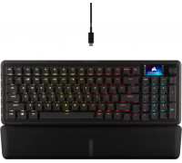 Corsair Vanguard 96 bezklawiatura   RGB z wyświetlaczem LCD, układ klawiszy DE - Black (CH-91F901E-DE)