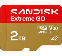 SD  SanDisk Extreme GO MicroSDXC 2 TB Class 10 UHS-I/U3 A2 V30 (SDSQXGN-2T00-GN6MN)