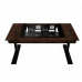 Gaming galds Lian Li DK07 Wood Brązowo-Black 148 cm x 87.7 cm