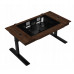 Gaming galds Lian Li DK07 Wood Brązowo-Black 148 cm x 87.7 cm