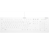 Contour ACTIVE KEY Flat Profile Hygiene Desktop Keyboard Sea (AK-C8112-U1-W/FR)