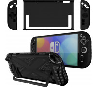 Strafor Etui for Nintenfor Switch 2 2025 Kickstand silikonowe 3-cwith ęściowe Cwith arne