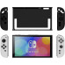 Strafor Etui for Nintenfor Switch 2 2025 Kickstand silikonowe 3-cwith ęściowe Cwith arne