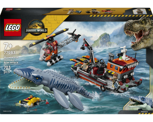 LEGO Jurassic World Atak mozazaura na łódź (77983)